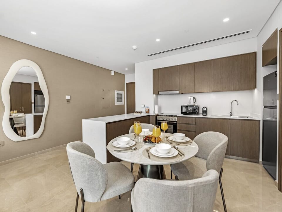 Fully Equipped Modern Kitchen and dining