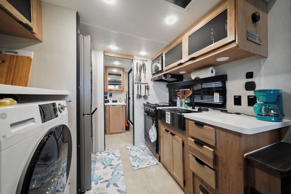 Fall in love with the efficiency of tiny home living. 