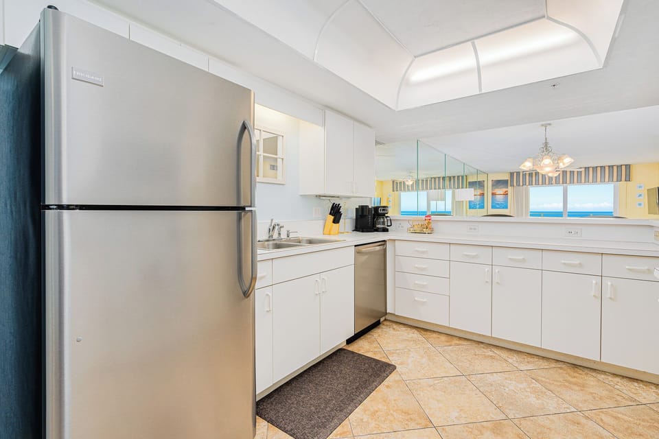 Bright, airy kitchen
