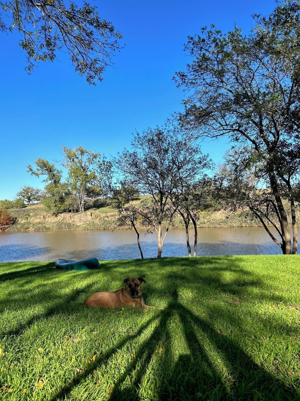 The river