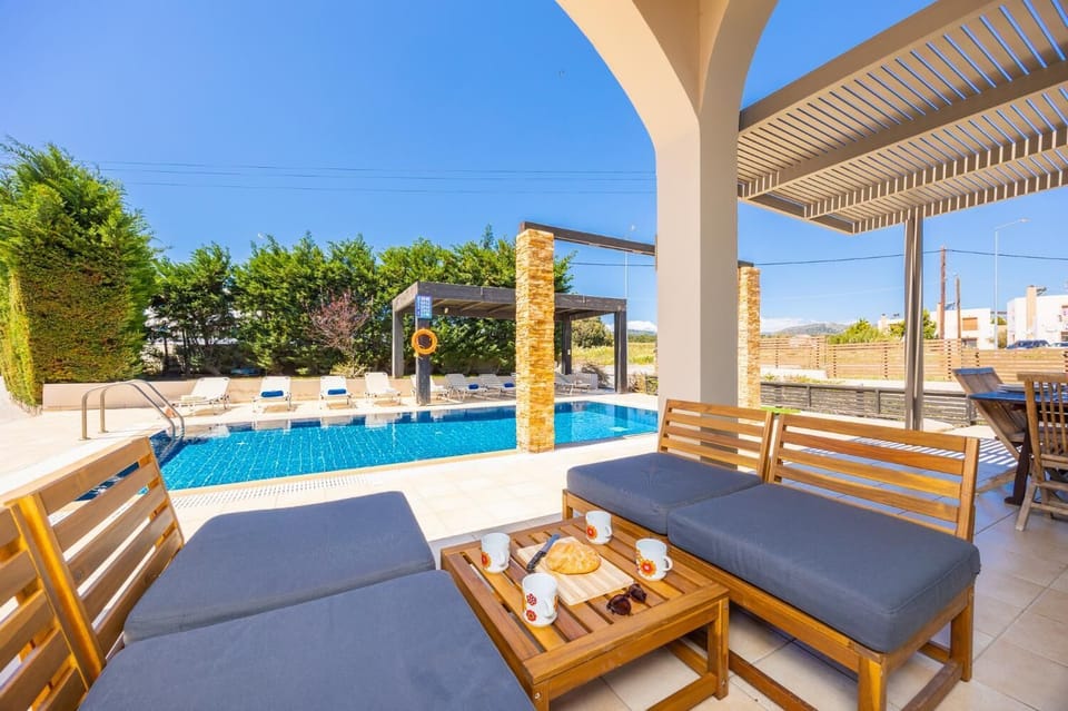 Sheltered terrace area