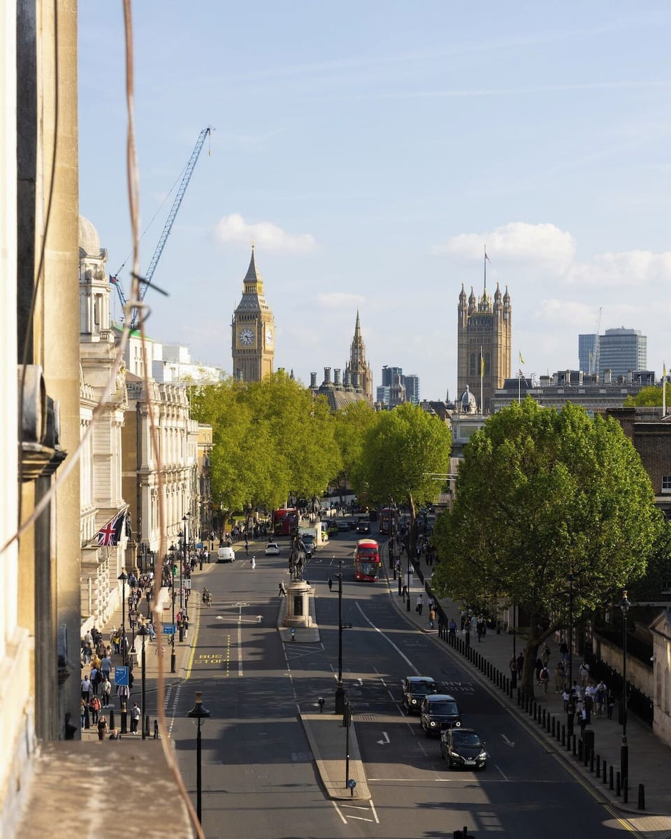 View of Big Ben & Westminster from Living Room windows 