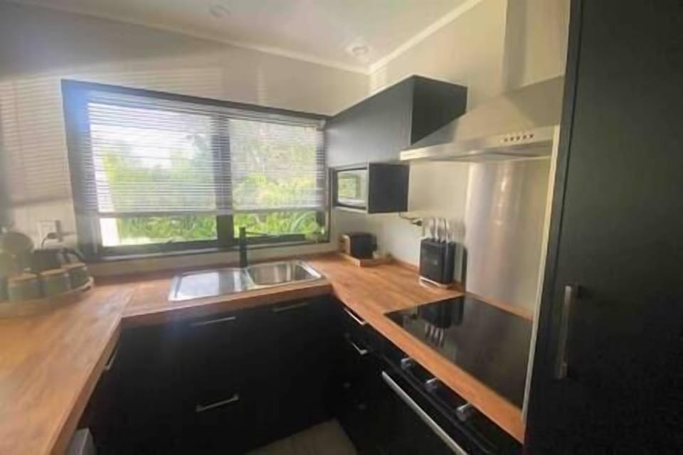 Kitchen with heated floors