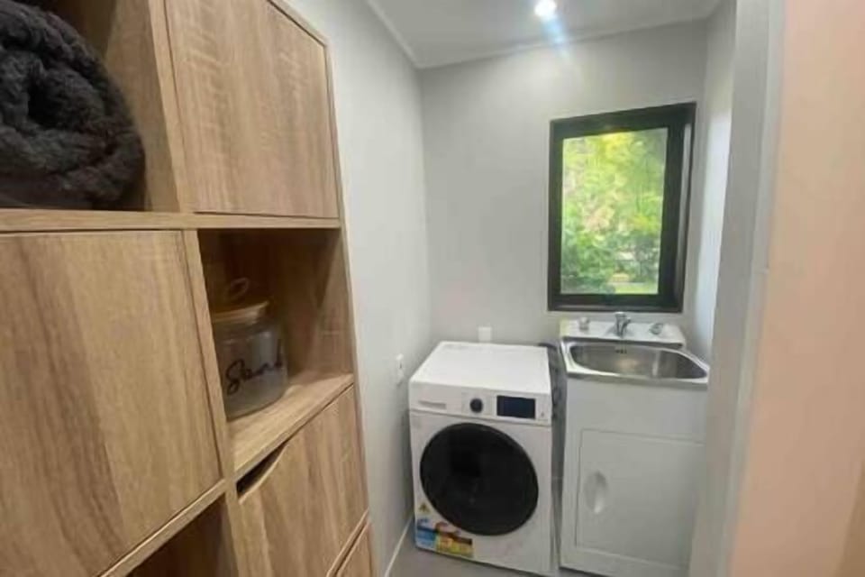 Fully equipped laundry room for all your washing and drying needs