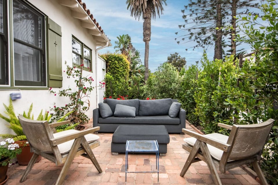 Your own private corner of the world. Great for a morning coffee or a glass of wine after the beach.