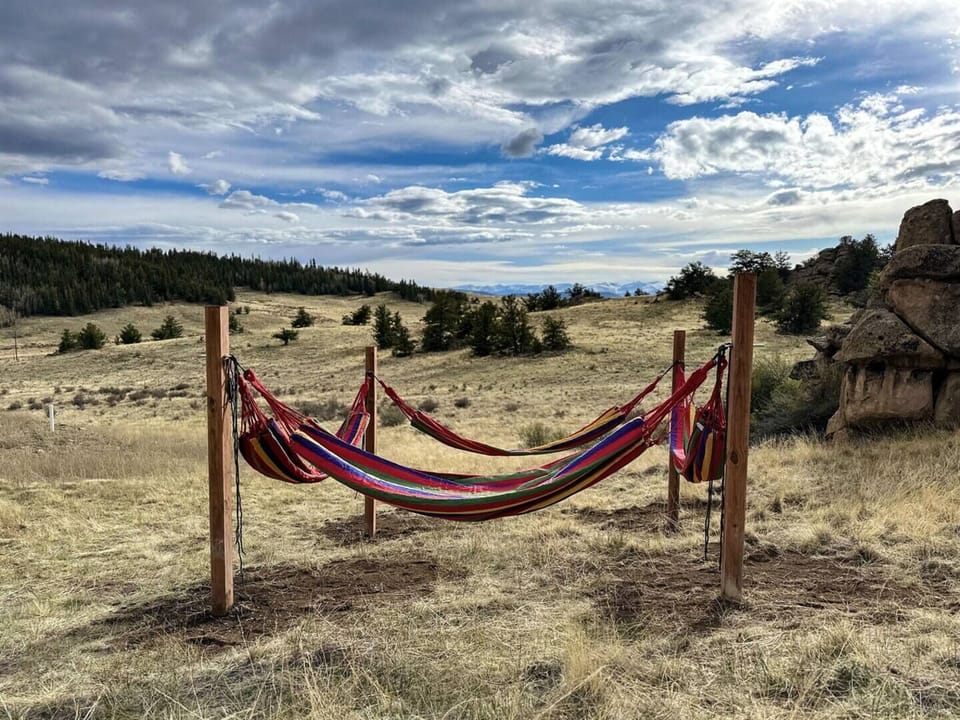 Take in the views from one of our hammocks located on the property. 