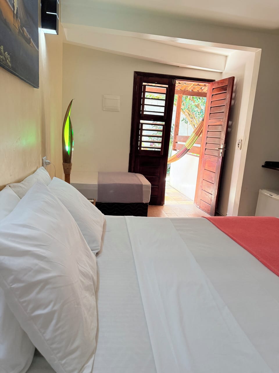 Basic Double Room, Balcony, Garden View | Free WiFi, bed sheets