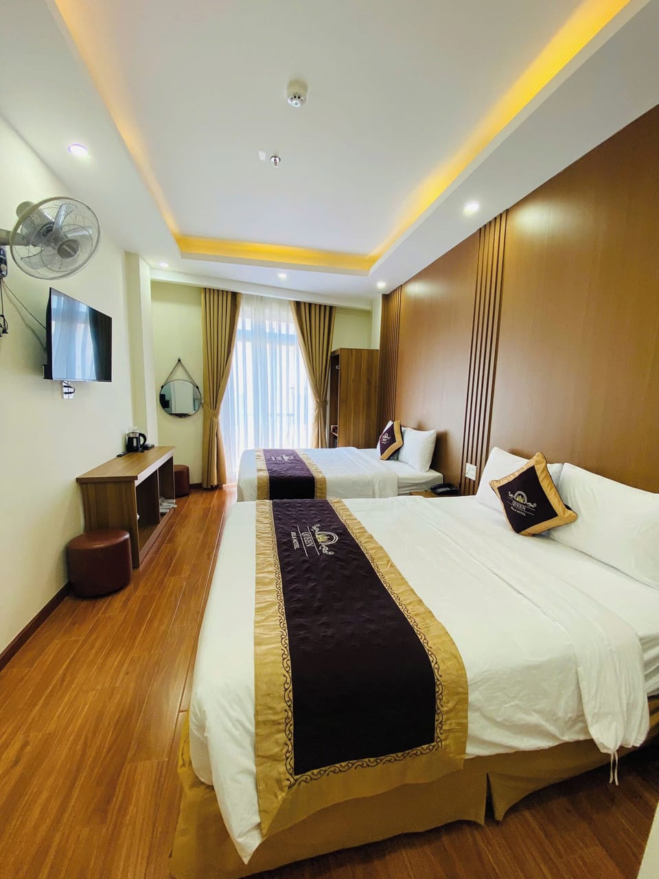 Family Quadruple Room, City View | Iron/ironing board, free WiFi