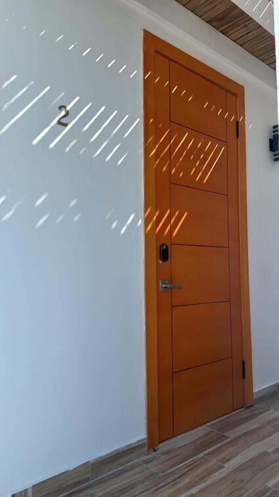 You'll be in Apt #2 with a digital door code to enter