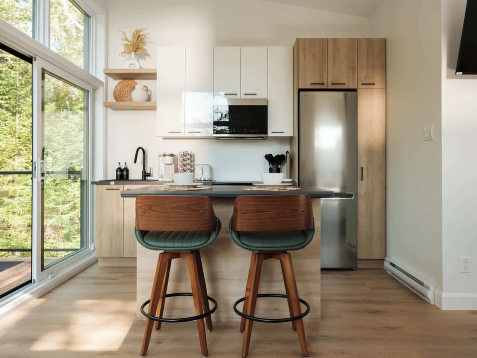 Spacious, fully equipped kitchen to meet all your culinary needs.
