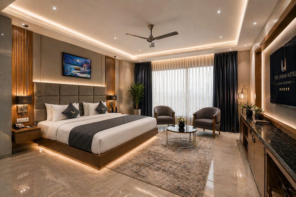 Premium Suite | Laptop workspace, iron/ironing board, free WiFi