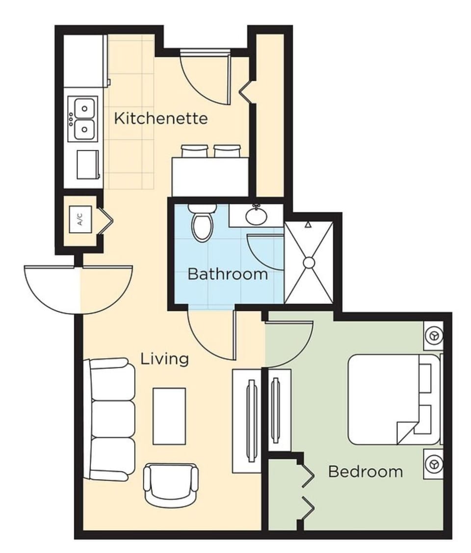 Unit may vary in layout, view, floor, and decor.