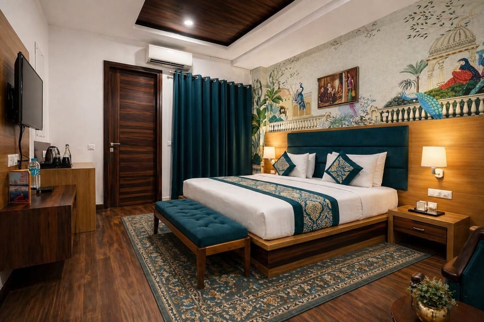 Egyptian cotton sheets, premium bedding, down comforters, desk