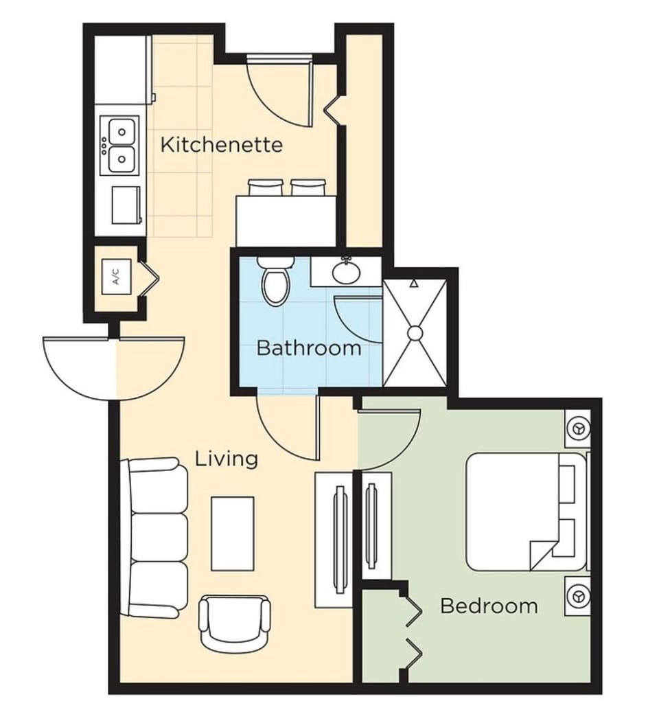Unit may vary in layout, view, floor, and decor.
