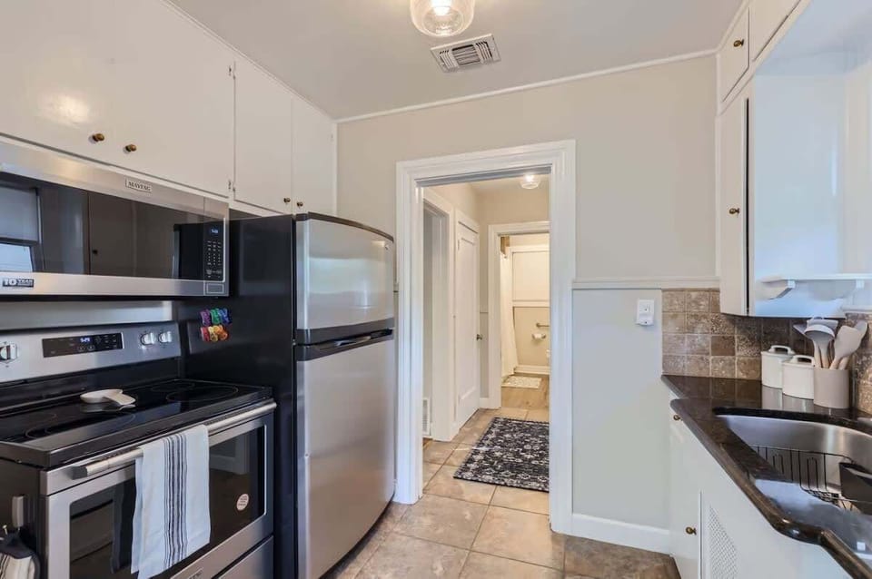 Fully equipped kitchen with everything you need—just bring your groceries and creativity!