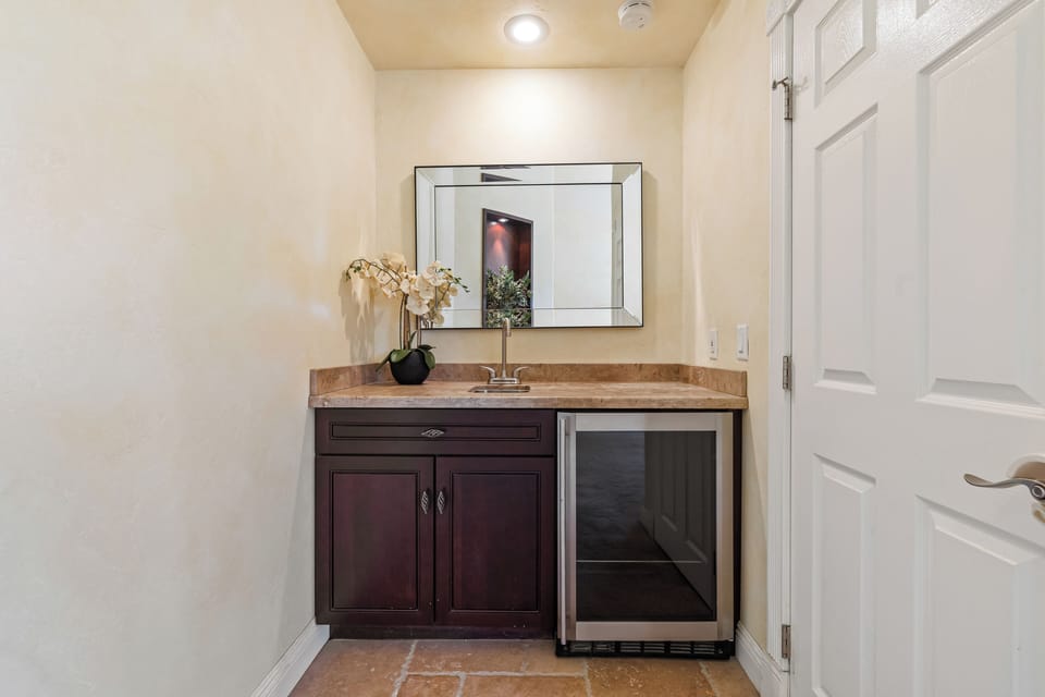 Wine fridge.