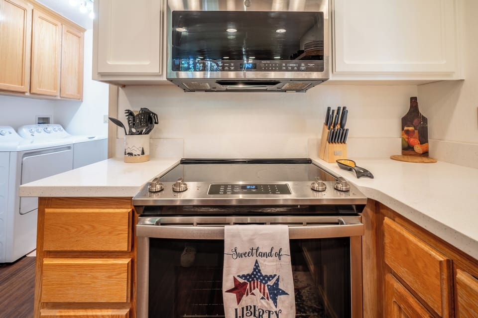 Updated appliances for your cooking needs.