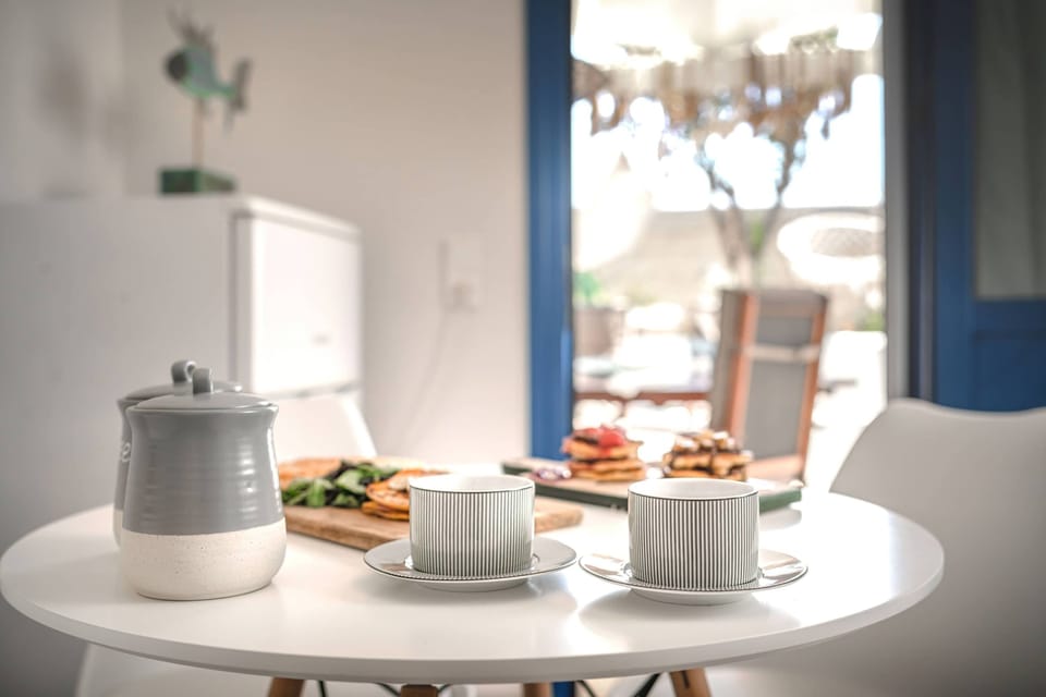 Enjoy your breakfast in this bright dining space