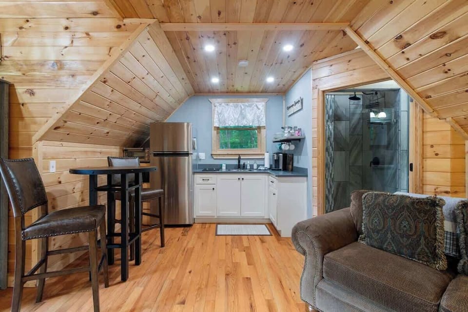 Eagles Nest view into the kitchen area
