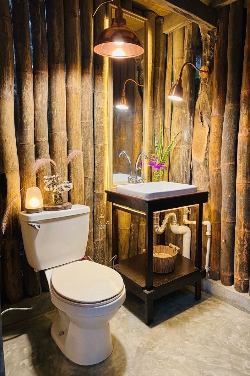 Basic Room, Patio, Lake View | Bathroom