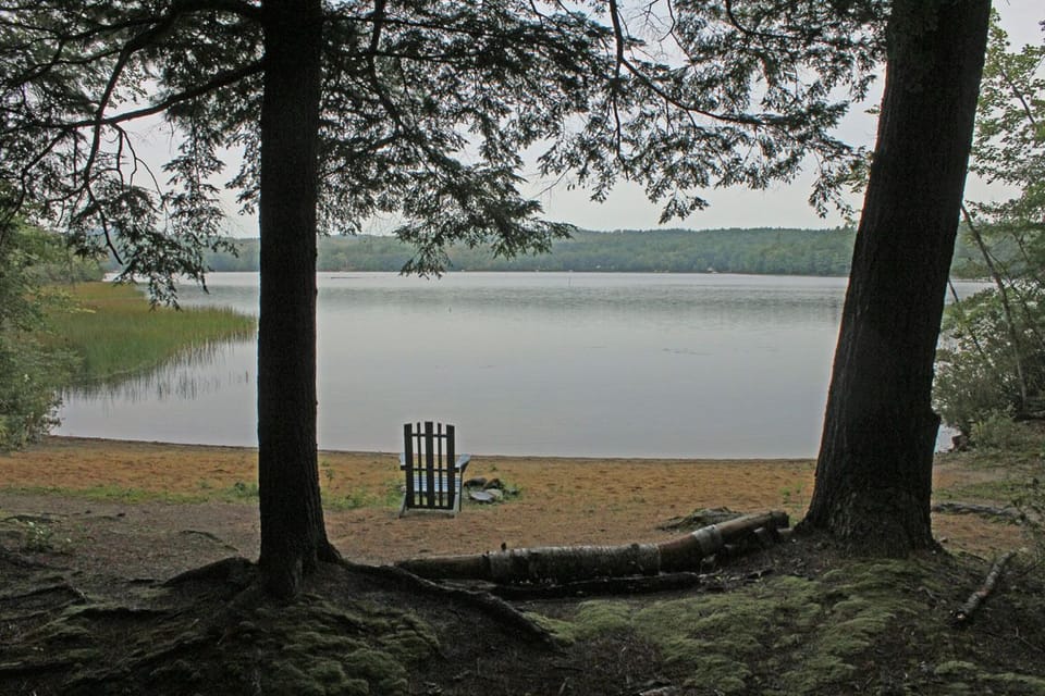 Private beach, white sand