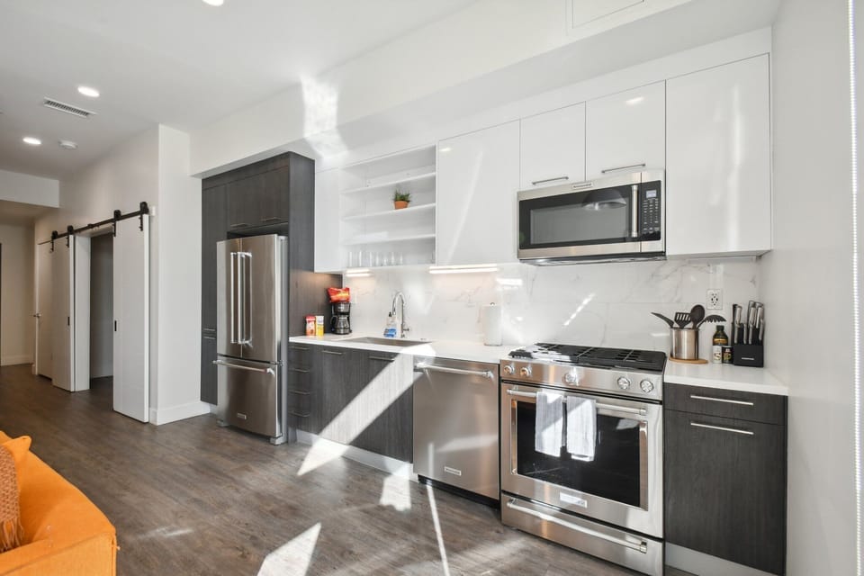Living Area — Urban Elegance vacation rental in Denver.