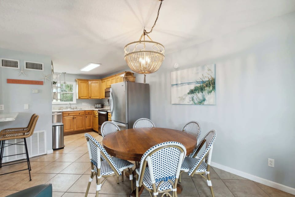 Dining room + kitchen