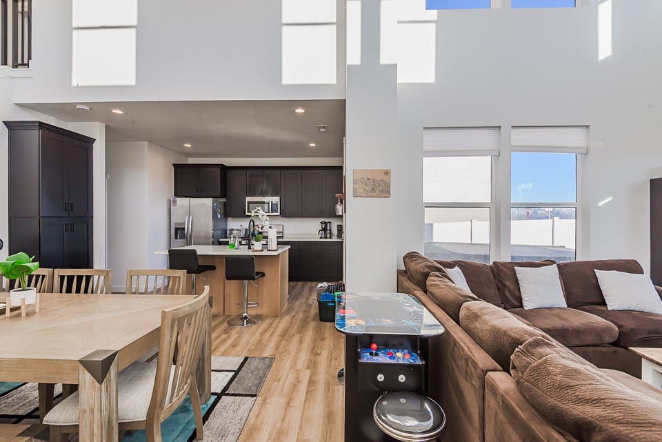 Cozy up with a book or a board game in our sun-drenched lounge.