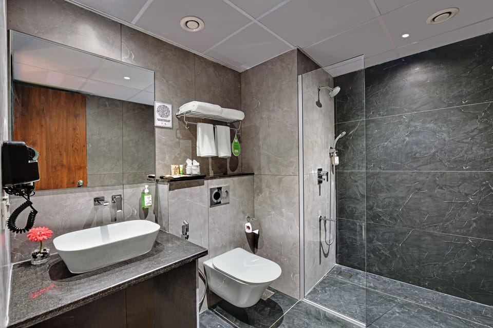 Family Room | Bathroom | Shower, towels, soap, shampoo