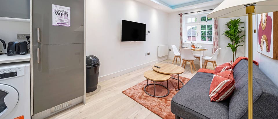 FLAT SCREEN TV WITH NETFLIX