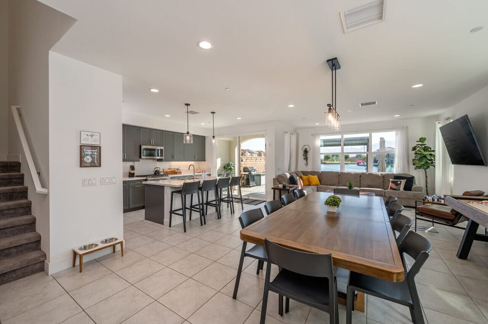 Open kitchen concept