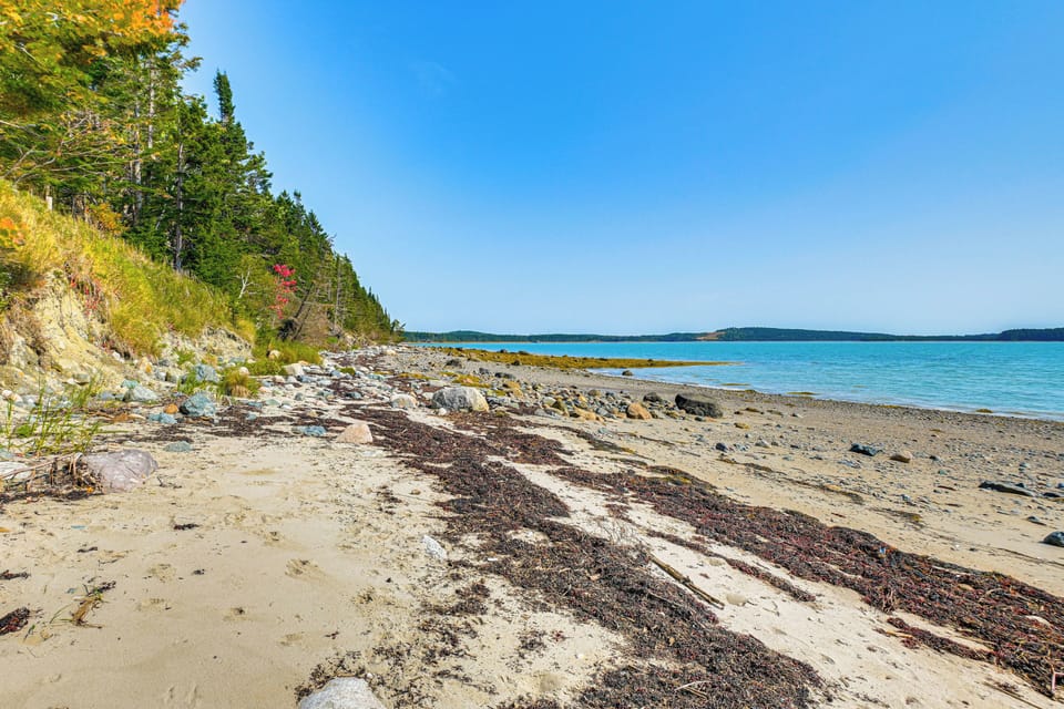 Waterfront Roque Bluffs Hideaway w/ Private Beach Cottage in Maine