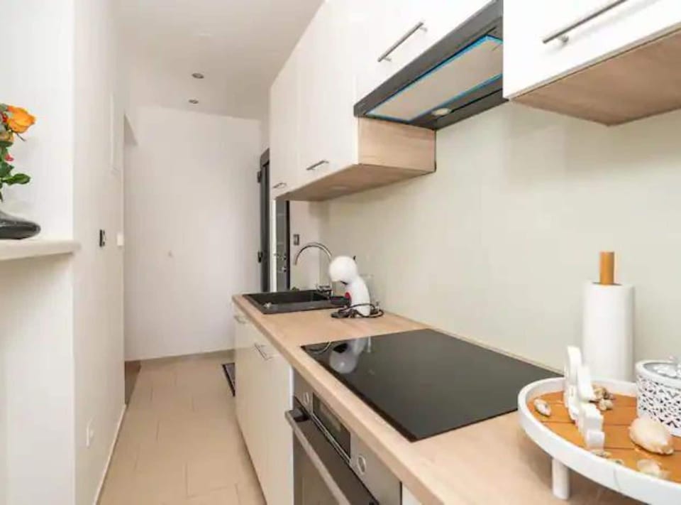 Apartment (Two Bedroom Apartment With Sea View) | Private kitchen | Fridge, toaster