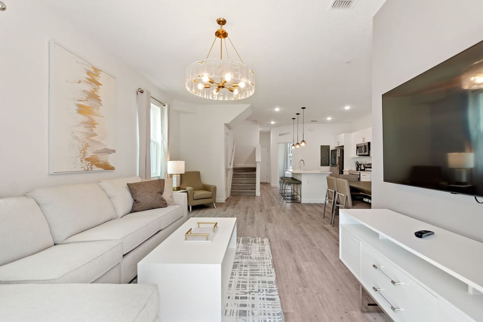 Townhome, 6 Bedrooms | Living area | Smart TV