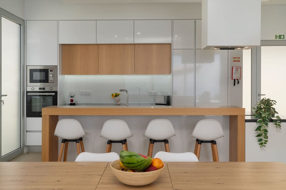 The Modern And Fully Equipped Kitchen Of Villa Adagio By Ourmadeira
