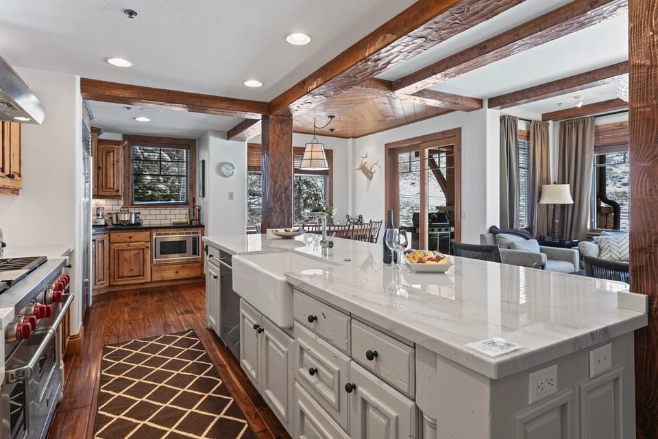 Indoors, Kitchen, Lamp, Sink, Floor