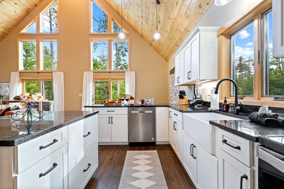 Whirlpool appliances make cooking and cleaning a breeze in our kitchen.