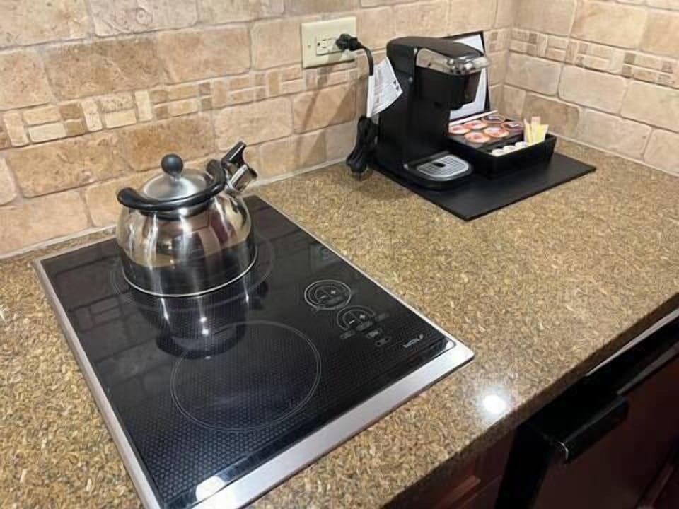 Kitchen Stove and Coffee Maker
