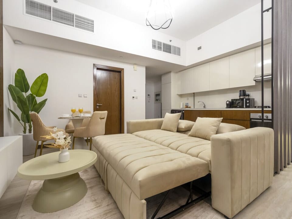 Comfortable sofa bed for extra guests