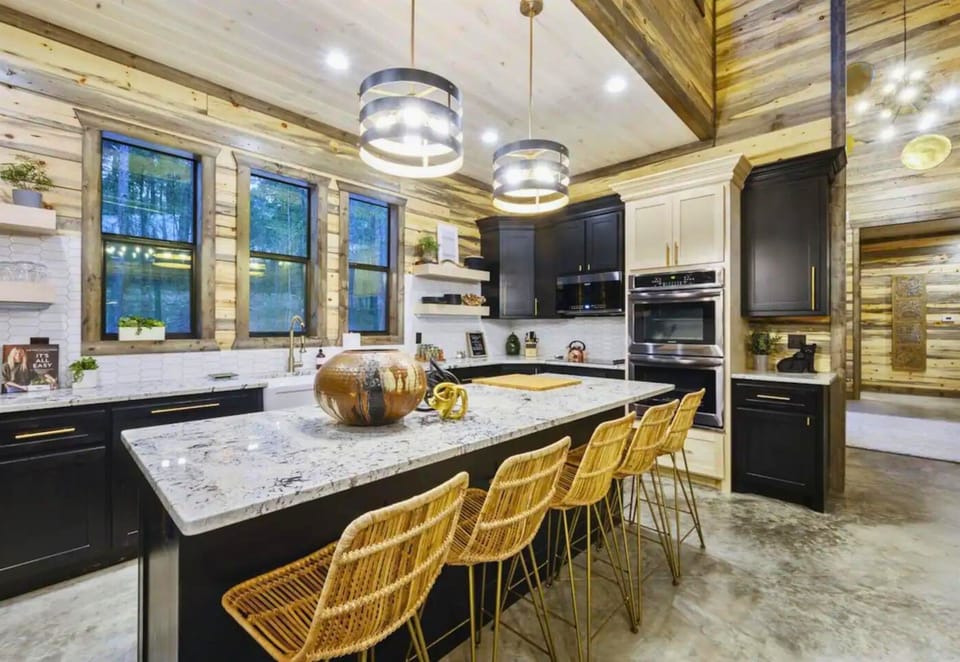 Culinary delights in a cabin setting. Whip up a feast in our fully equipped kitchen, and dine in the embrace of nature's charm!