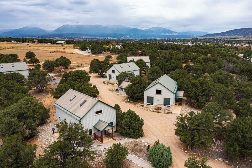 Drone view of the property