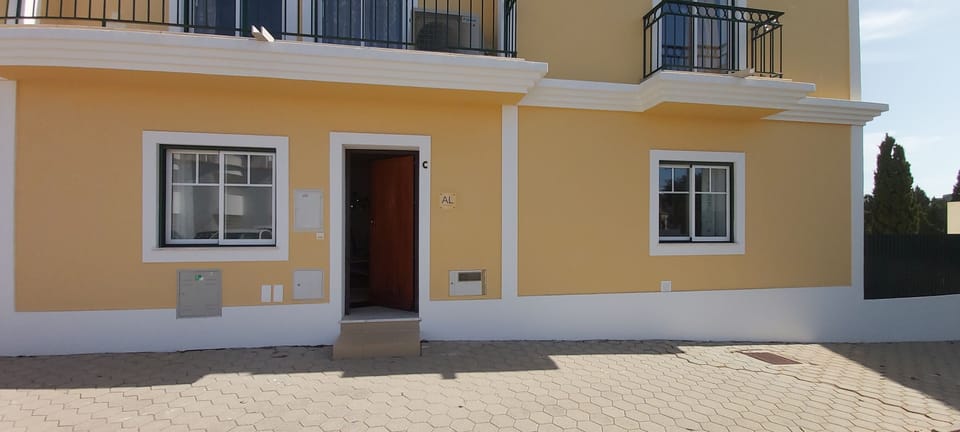 The front of the apartment. 