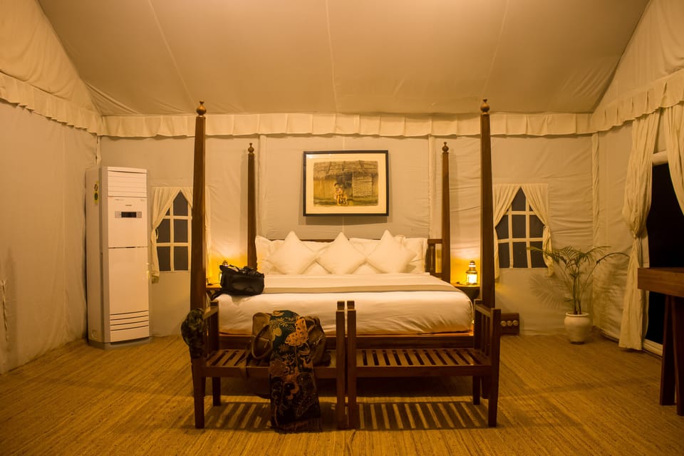 Premier Tent, Mountain View | 1 bedroom, in-room safe, desk, laptop workspace