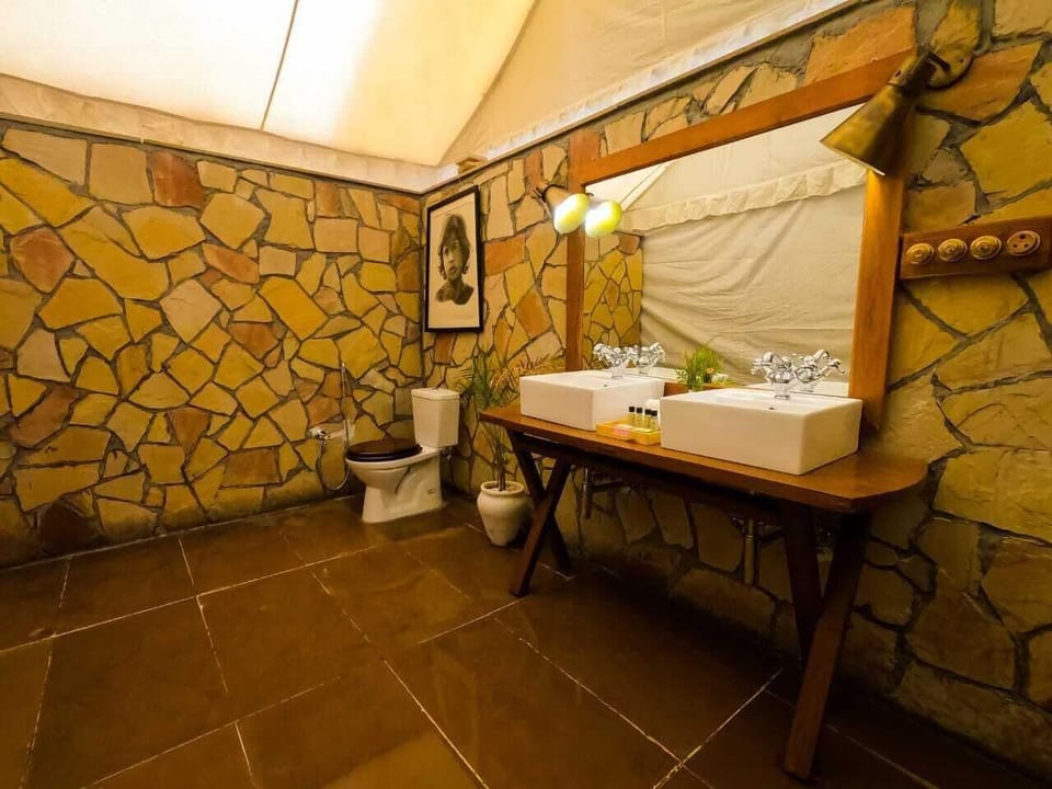 Premier Tent, Mountain View | Bathroom | Slippers