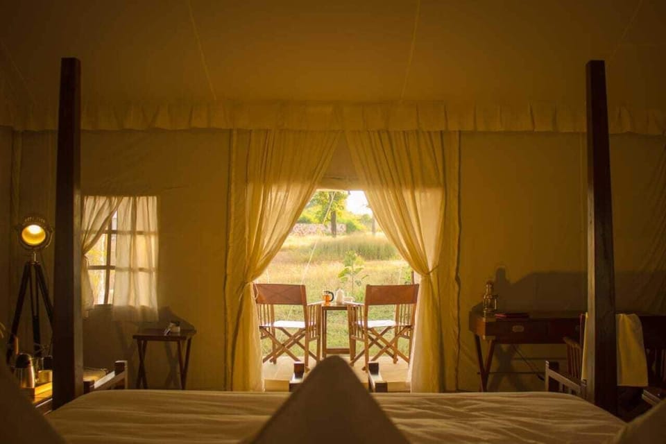 Premier Tent, Mountain View | 1 bedroom, in-room safe, desk, laptop workspace