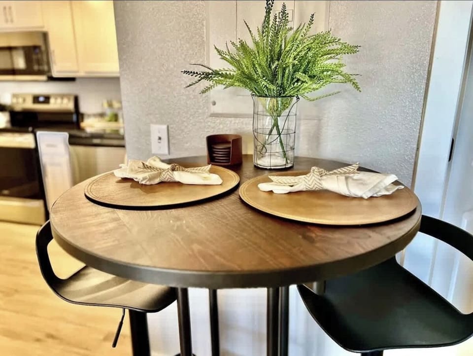 Cute dining area for two