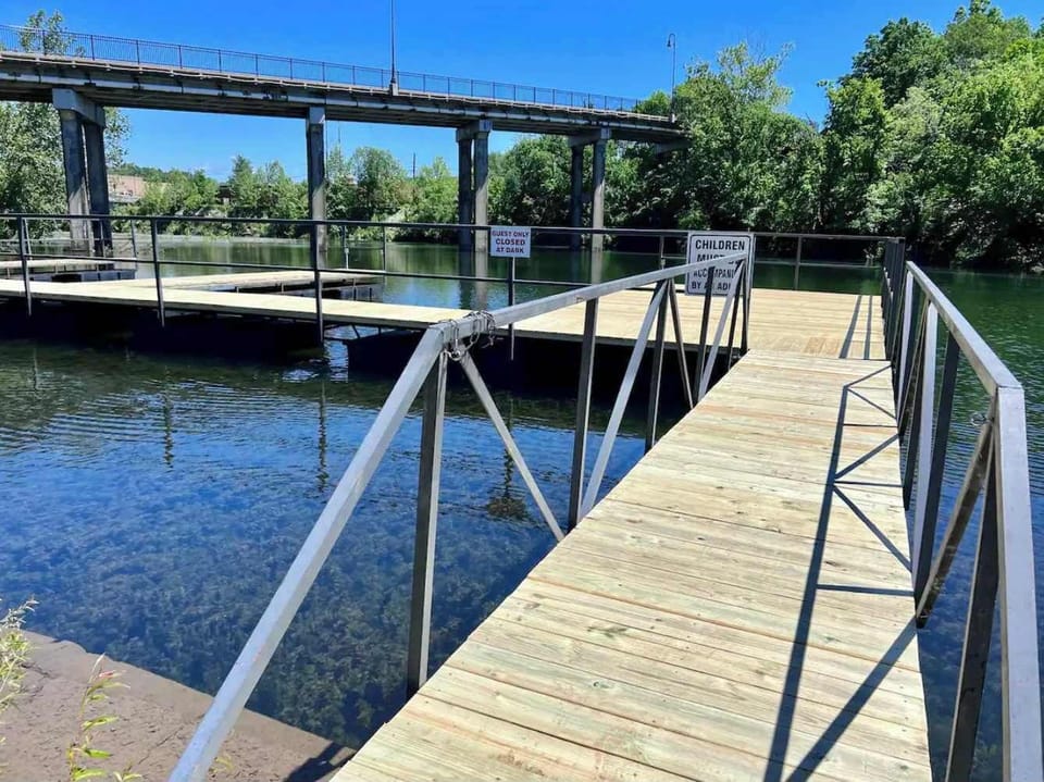 New dock to fish off of