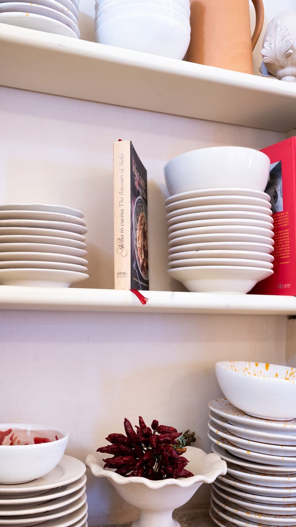 Shared fridge, microwave, highchair