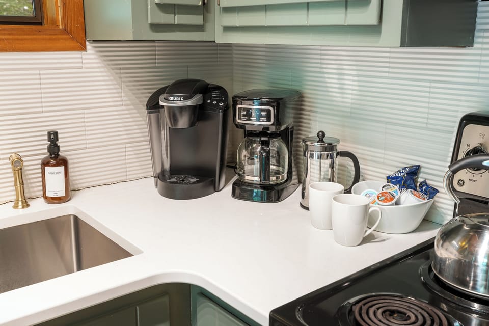 Keurig, Drip Coffee Machine, and French Press