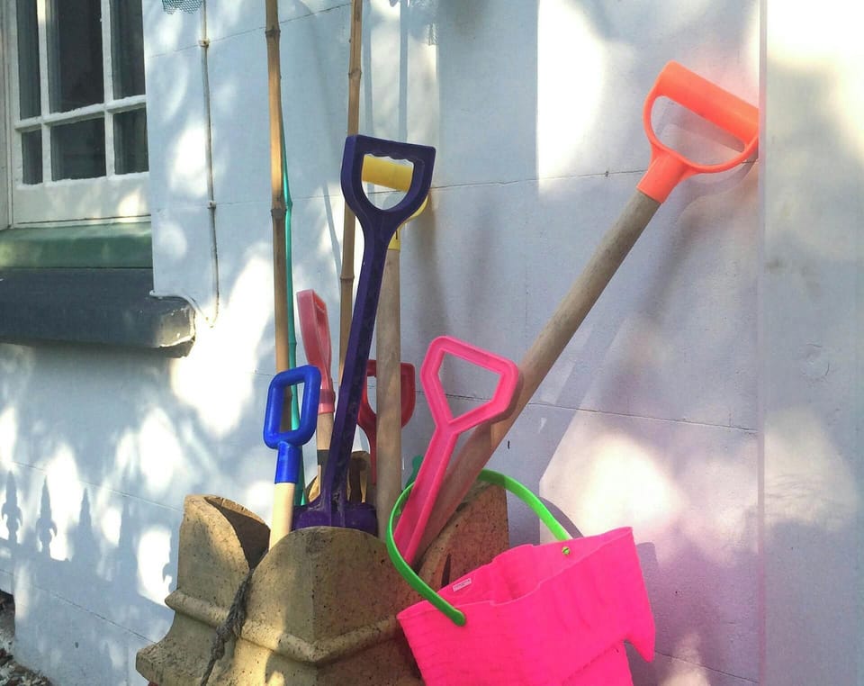 Bucket and spades